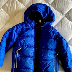 Hanna Andersson Boys Reversible Puffer Coat Space